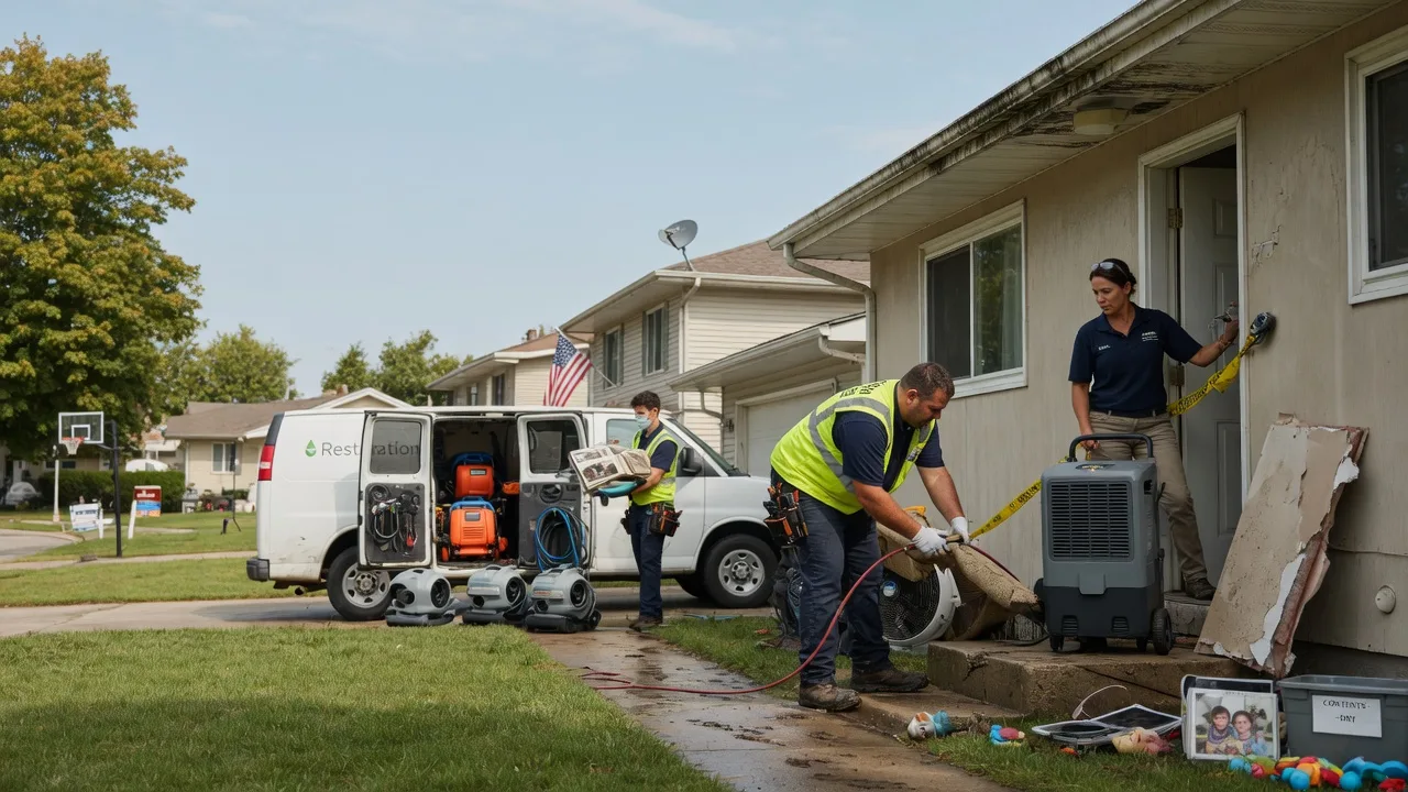 Water Damage Restoration in Red Oak, TX near me